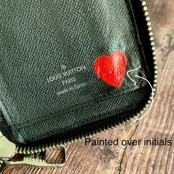 Louis Vuitton “game on” Black Zippy Wallet Custom - Picture 7 of 14